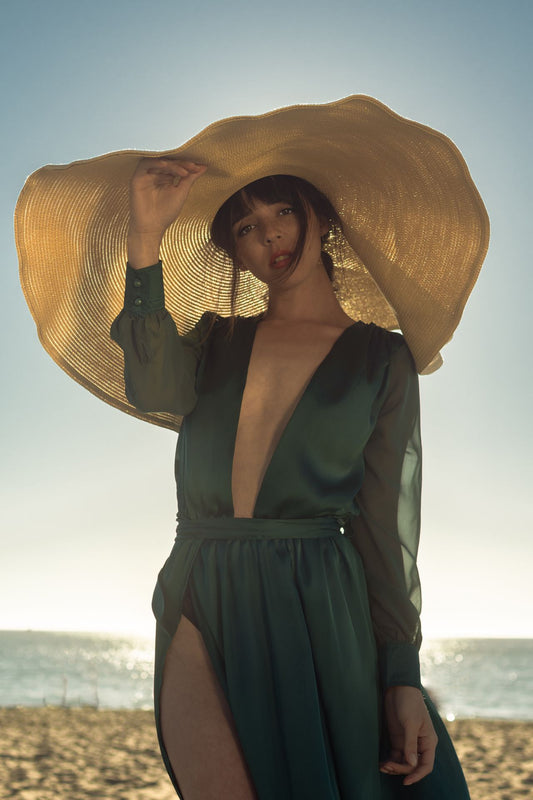 The Woman Beneath the Wide-Brim Hat