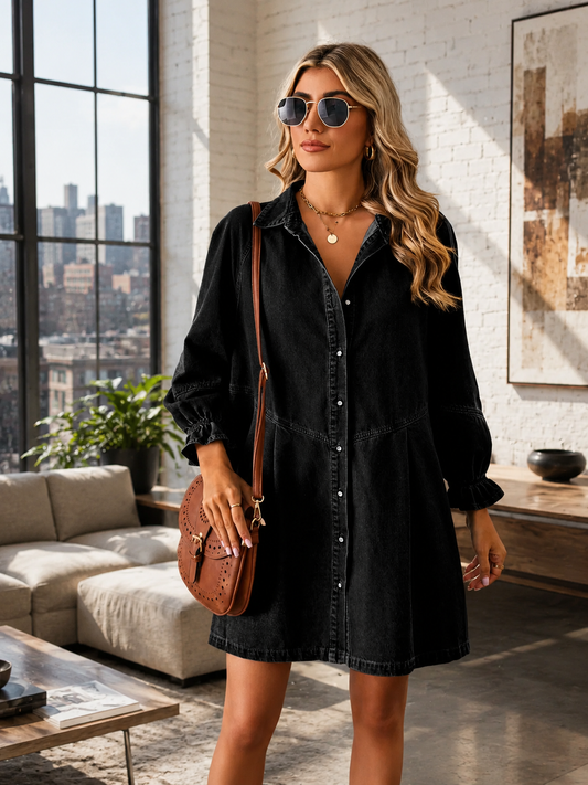 Nolita Romance Denim Mini Dress