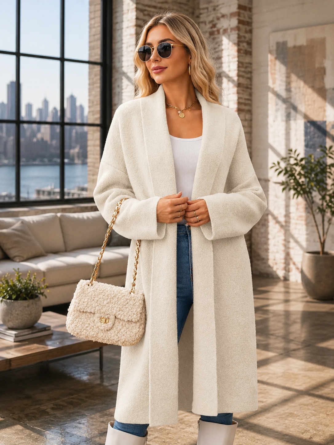 Manhattan Luxe Longline Coat